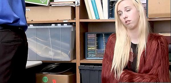  Hot Blonde Girl Darcie Belle Get Naked for Creep Mall Police - Teenrobbers.com